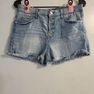 Indigo Rein Light Blue Jean Shorts